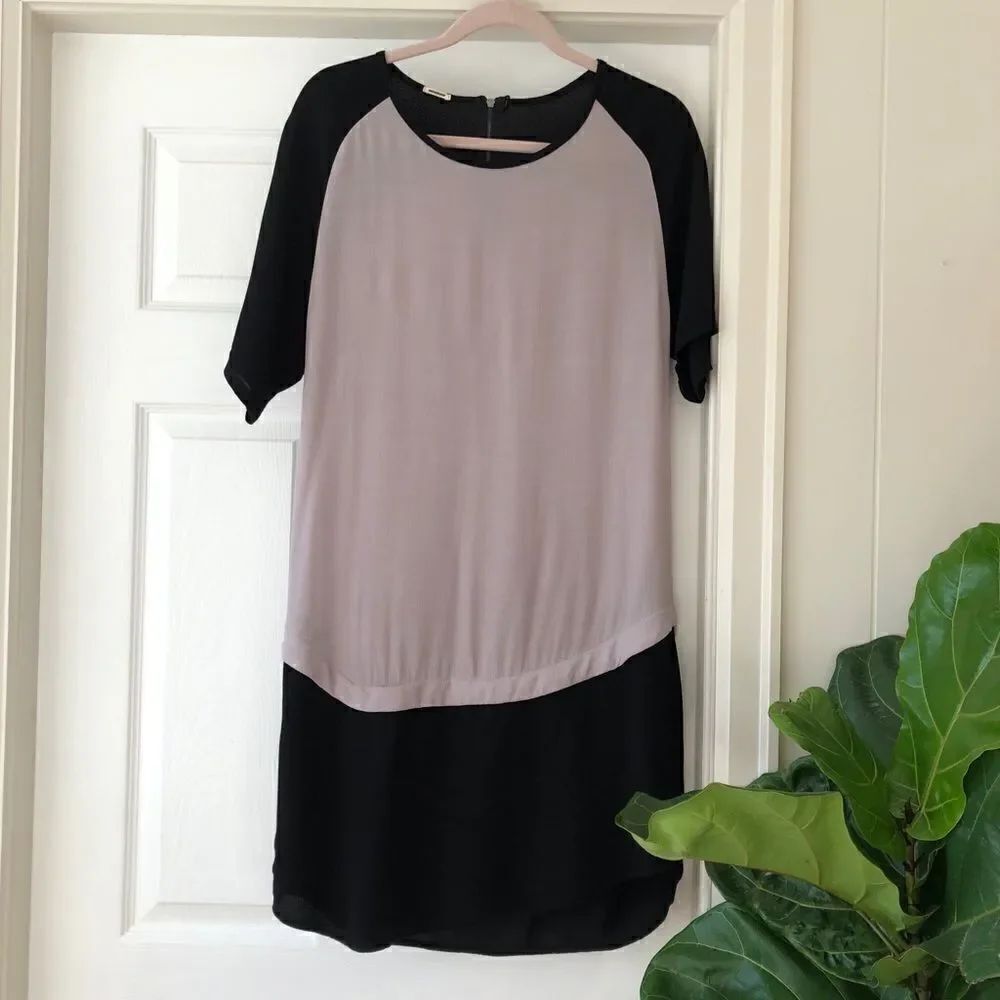 MONROW Colour Block Dress Medium